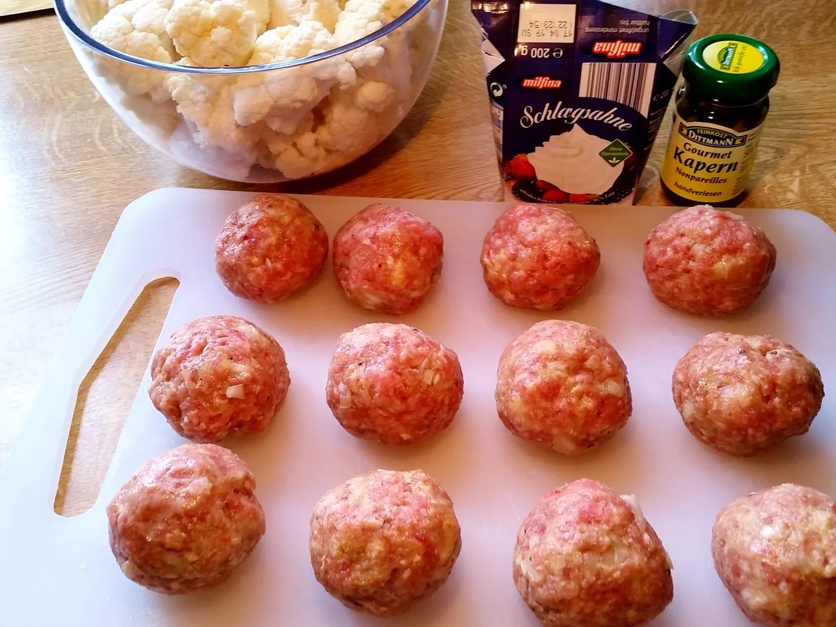 Rezept: Blumenkohltopf mit Hackbällchen Bild Nr. 5 Blumenkohltopf mit Hackbällchen - Rezept - Bild Nr. 5