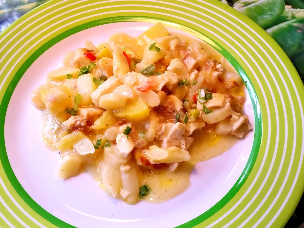 Spargel-Auflauf mit Hühnerbrüstchen - Rezept - Bild Nr. 7696