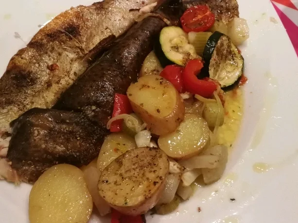 Rezept: FORELLE MAL ANDERS FÜR FAULE Bild Nr. 7709 FORELLE MAL ANDERS FÜR FAULE - Rezept - Bild Nr. 7709