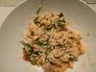 Cremig - würzige - Spätzlepfanne mit Babyspinat und Pinikernen - Rezept - Bild Nr. 7709