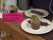 Schokoladige Crème de la Crème mit hausgemachtem karamellisierten Birnenkompott - Rezept - Bild Nr. 3