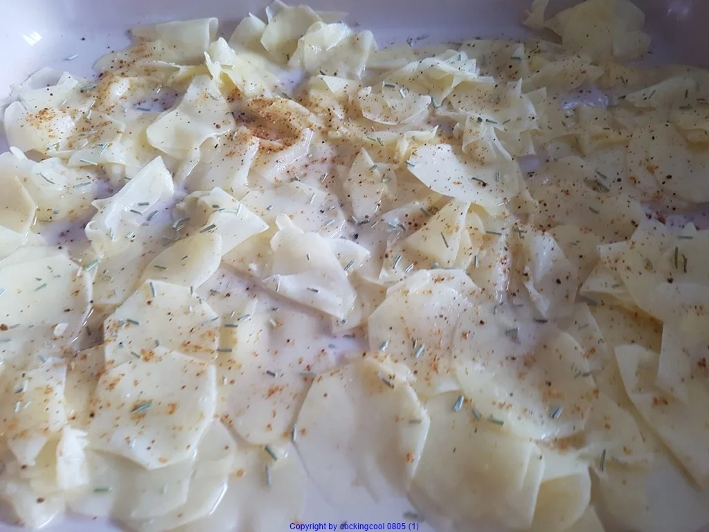 Rezept: Kartoffelgratin Bild Nr. 3 Kartoffelgratin - Rezept - Bild Nr. 3