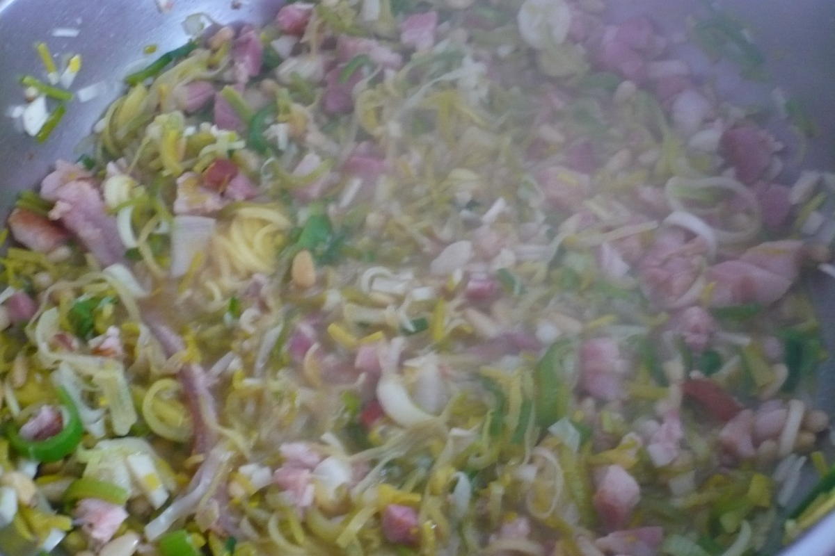 Spätzle mit Lauch und Speck - Rezept - Bild Nr. 7719