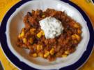 Chili con Carne mit pikanten Dip - Rezept - Bild Nr. 2