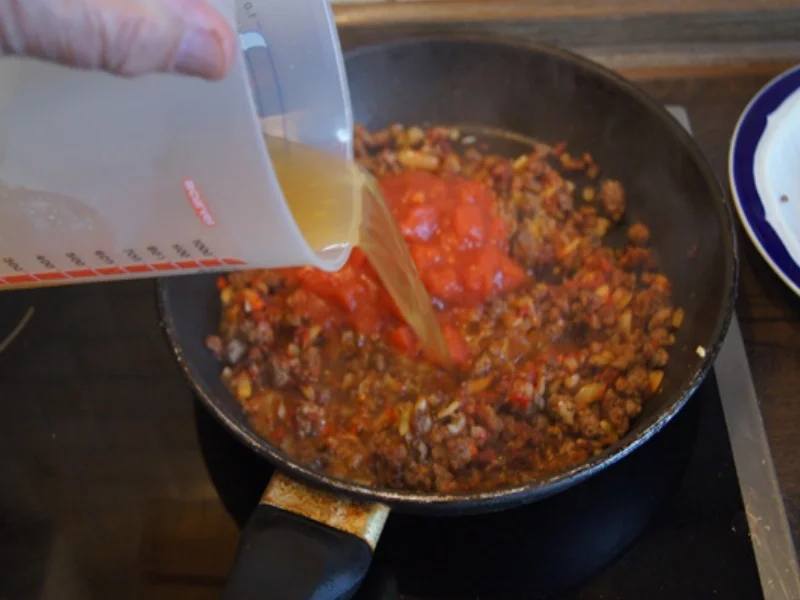 Chili con Carne mit pikanten Dip - Rezept - Bild Nr. 9