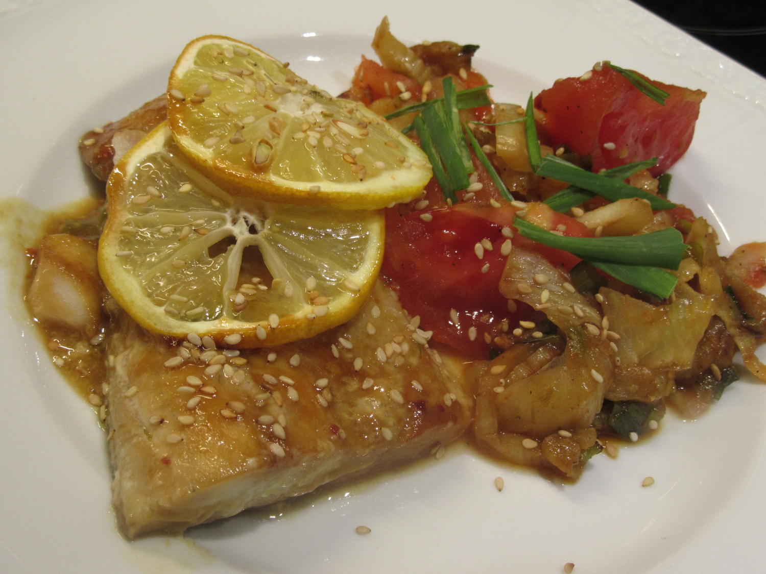 Fisch: Zander mariniert mit Fenchel-Tomaten-Gemüse - Rezept - kochbar.de