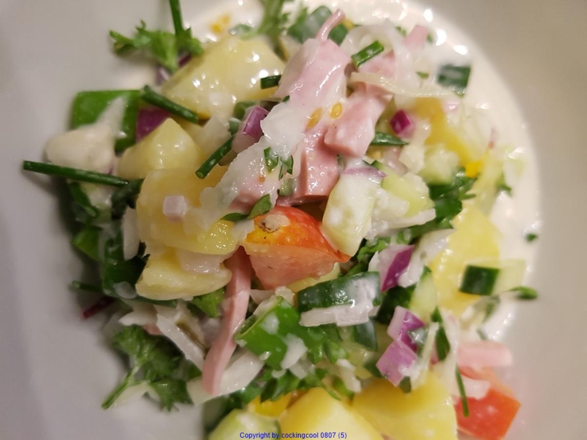 Kartoffelsalat (kleiner Restesalat) - Rezept - Bild Nr. 7732