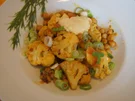 Gebratener Blumenkohl im Wok mit pikanten Dip - Rezept - Bild Nr. 2
