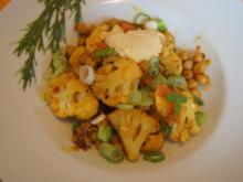 Gebratener Blumenkohl im Wok mit pikanten Dip - Rezept - Bild Nr. 2