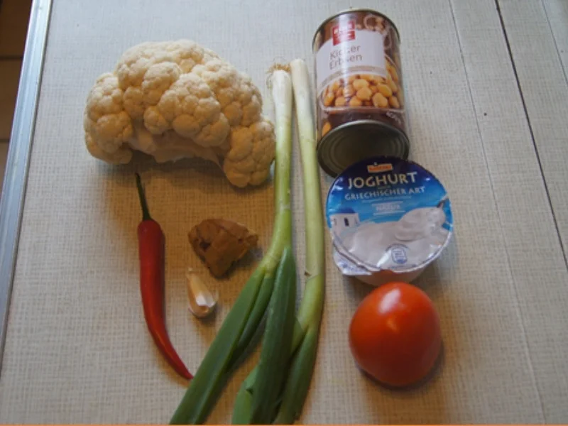 Rezept: Gebratener Blumenkohl im Wok mit pikanten Dip Bild Nr. 3 Gebratener Blumenkohl im Wok mit pikanten Dip - Rezept - Bild Nr. 3