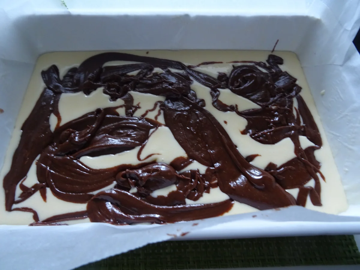 Cheesecake-Brownies mit Frucht - Rezept - Bild Nr. 7762
