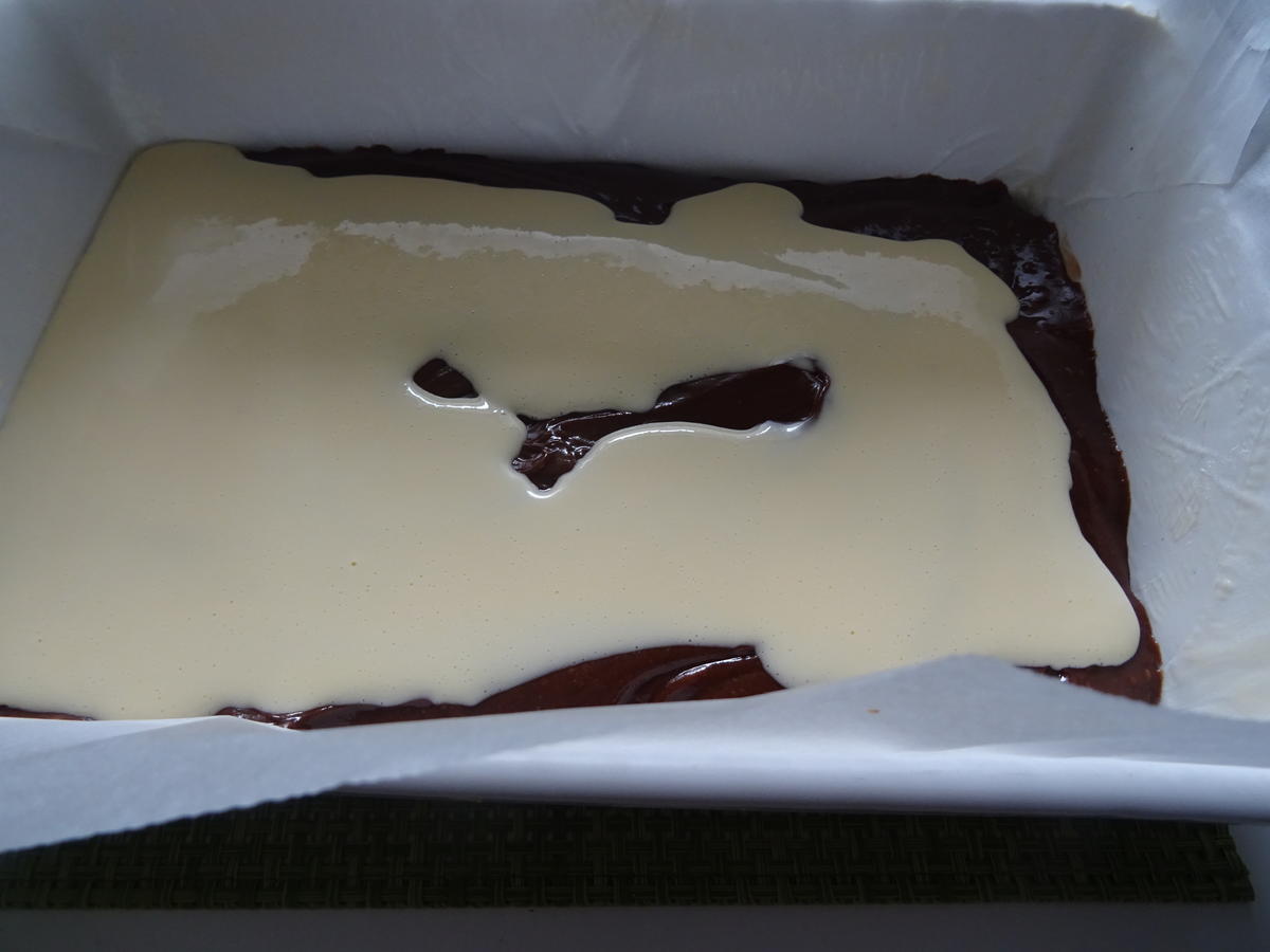 Cheesecake-Brownies mit Frucht - Rezept - Bild Nr. 7763