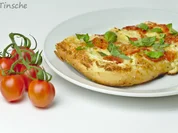 Rezept: Dinkel-Tomaten-Drei-Käse-Pizza Bild Nr. 7765 Dinkel-Tomaten-Drei-Käse-Pizza - Rezept - Bild Nr. 7765