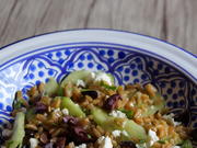 Gurken-Grünkern-Salat mit Feta - Rezept - Bild Nr. 2