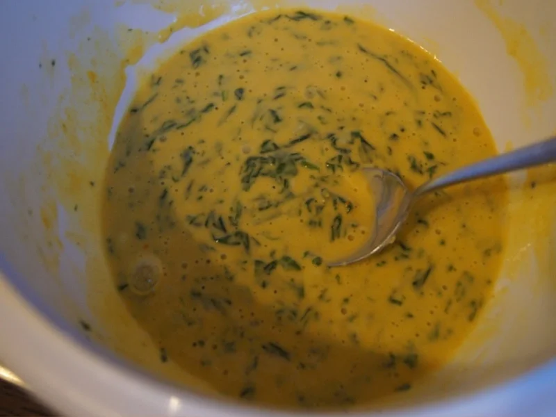 Pfannkuchen mit Spinat und Spiegelei - Rezept - Bild Nr. 4