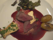 Rezept: Sous-Vide Lammlachse an einer Rotweinreduktion, mit getrüffelten Drillingen, Bild Nr. 2 Sous-Vide Lammlachse an einer Rotweinreduktion, mit getrüffelten Drillingen, - Rezept - Bild Nr. 2