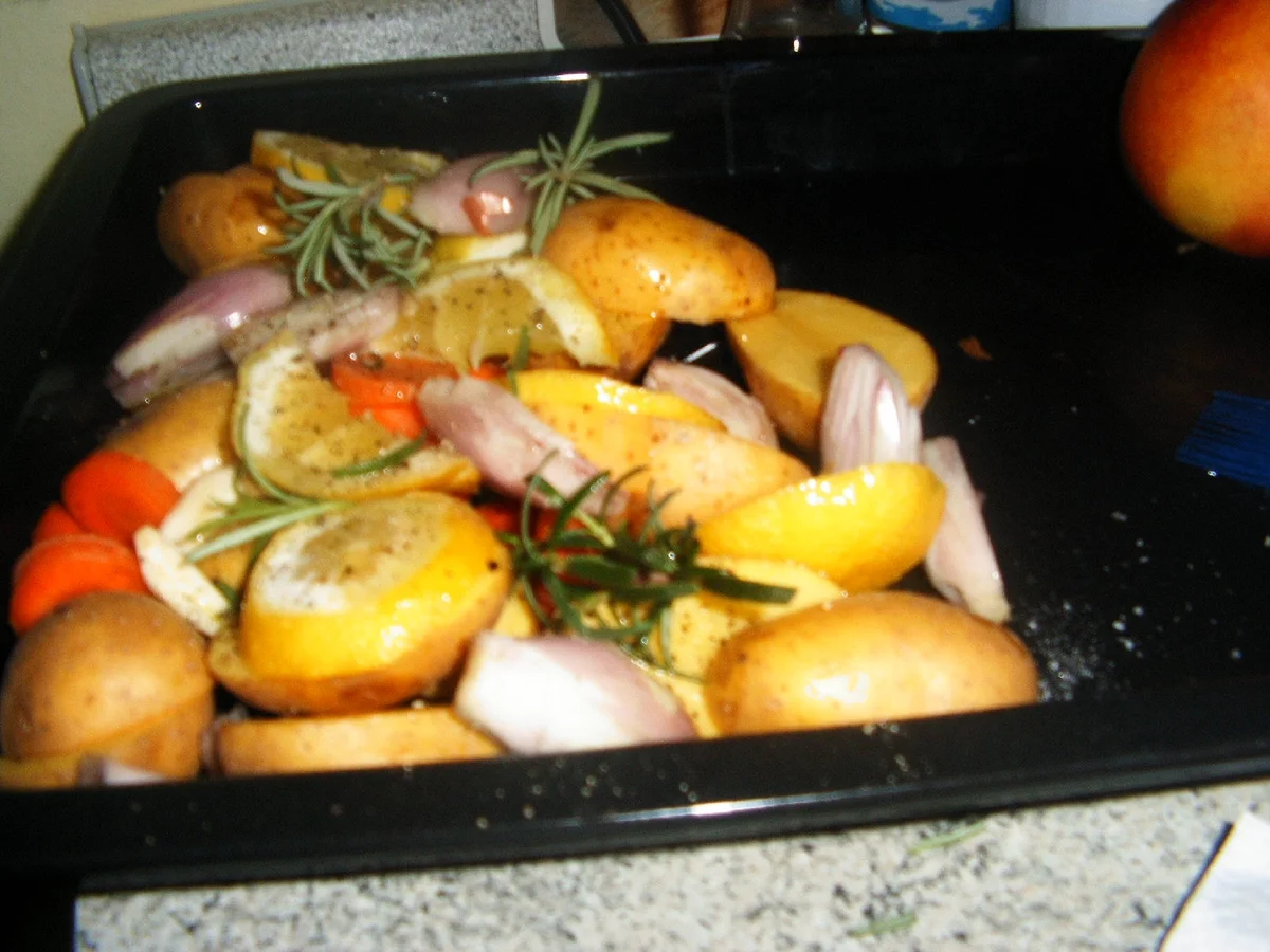 Rezept: Hähnchen im Bratschlauch Bild Nr. 7752 Hähnchen im Bratschlauch - Rezept - Bild Nr. 7752