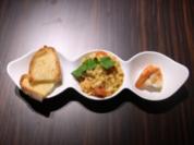 Nudeln mit italienischen weißen Bohnen und gebratenen Gambas - Rezept