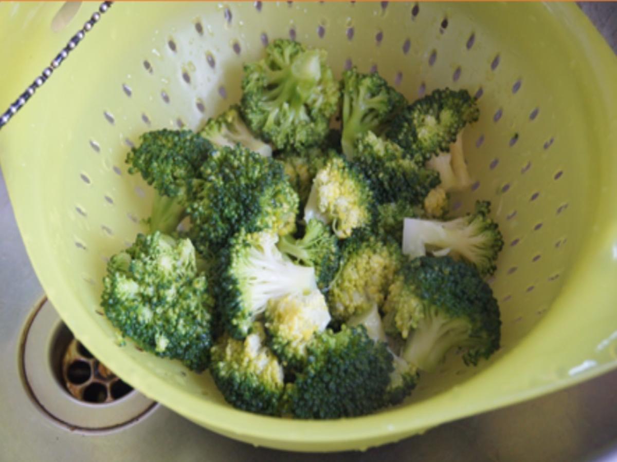 Brokkoli mit Schweinefiletgeschnetzelten, Erdnüssen und Kartoffeln - Rezept - Bild Nr. 7757