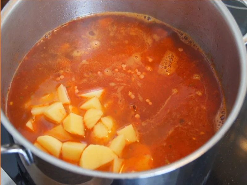 Gulasch mit roten Linsen - Rezept - Bild Nr. 7754