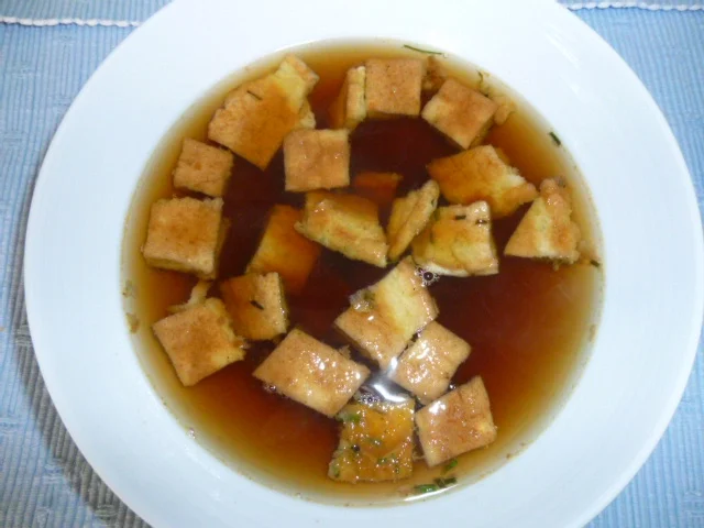 Klären  von Brühe - Rezept - Bild Nr. 7756