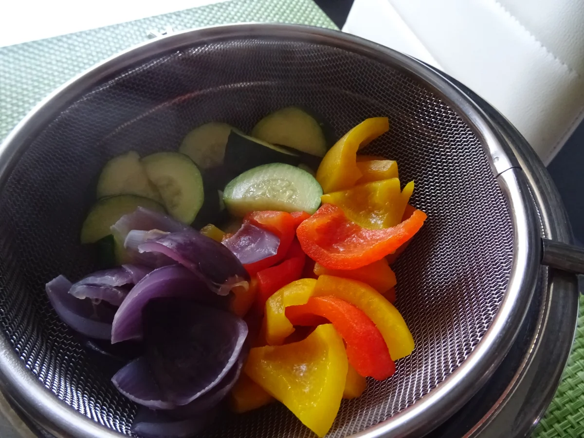 Rotbarschfilet-Schaschlik mit Broccoli-Risotto - Rezept - Bild Nr. 7765