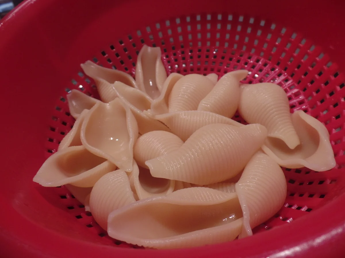 Muschelnudeln mit Spinat-Lachs -Ziegenrahm -Füllung - Rezept - Bild Nr. 7762