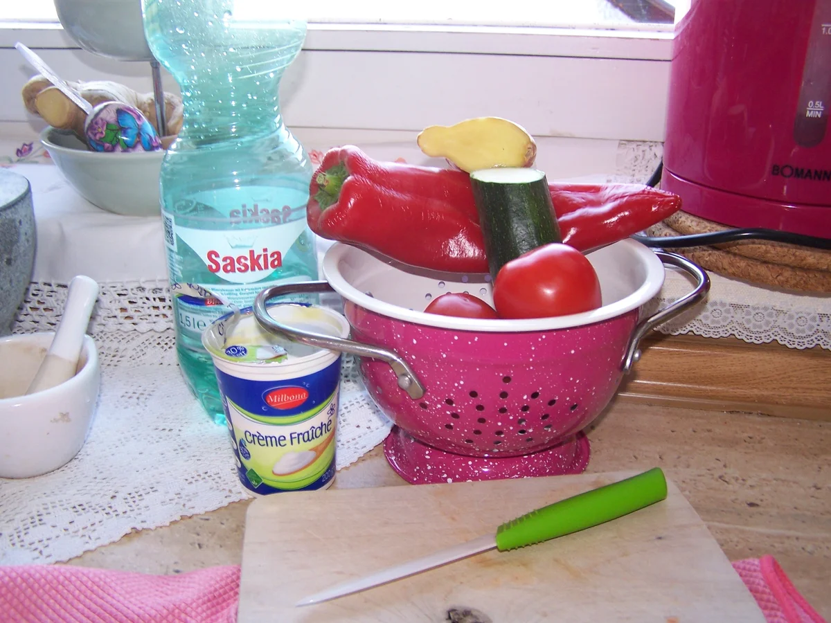 Rezept: Buntes Gemüse im Blender , erster Versuch Bild Nr. 7757 Buntes Gemüse im Blender , erster Versuch - Rezept - Bild Nr. 7757