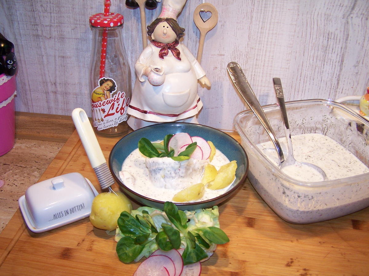 Marinierte Heringe mit Dill und Radieschen - Rezept - Bild Nr. 7756