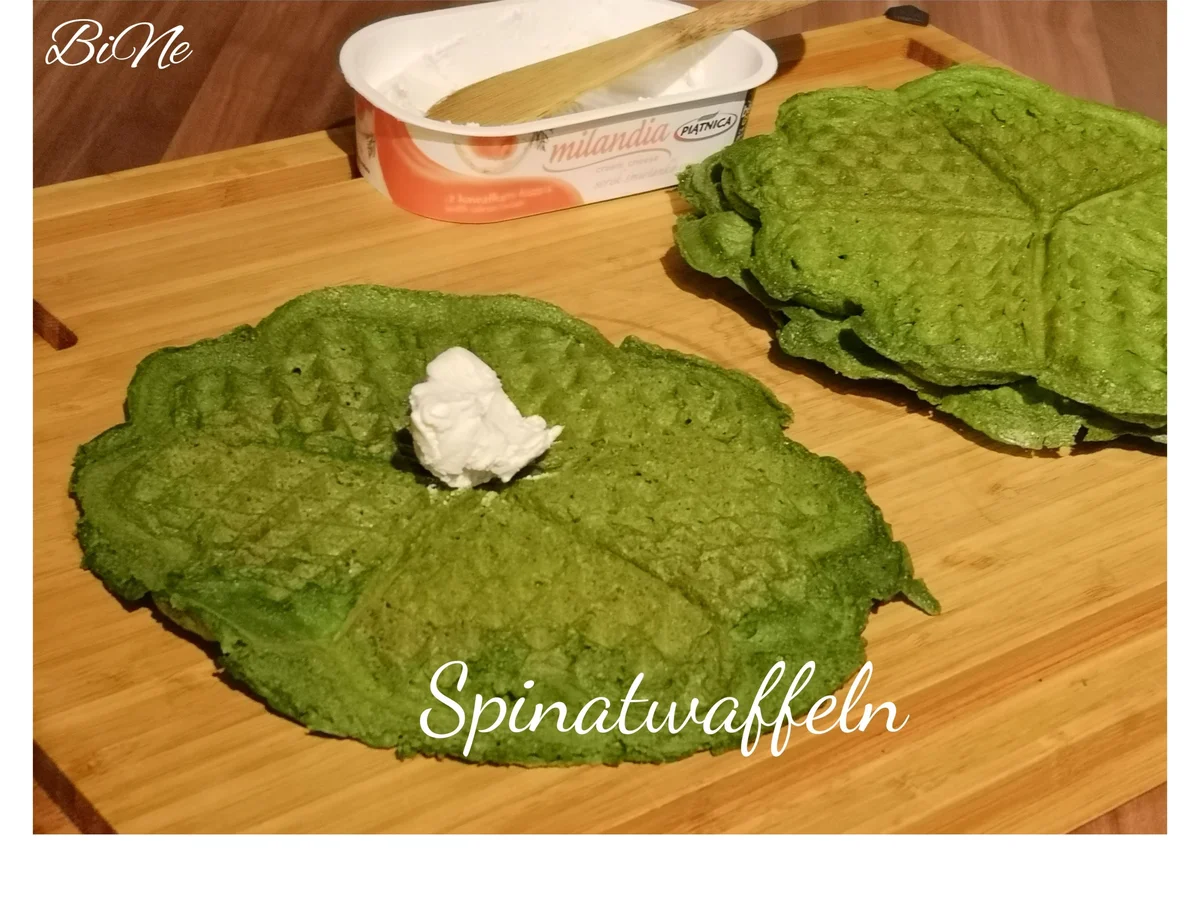 BiNe` S SPINATWAFFELN MIT PARMESAN - Rezept - Bild Nr. 5