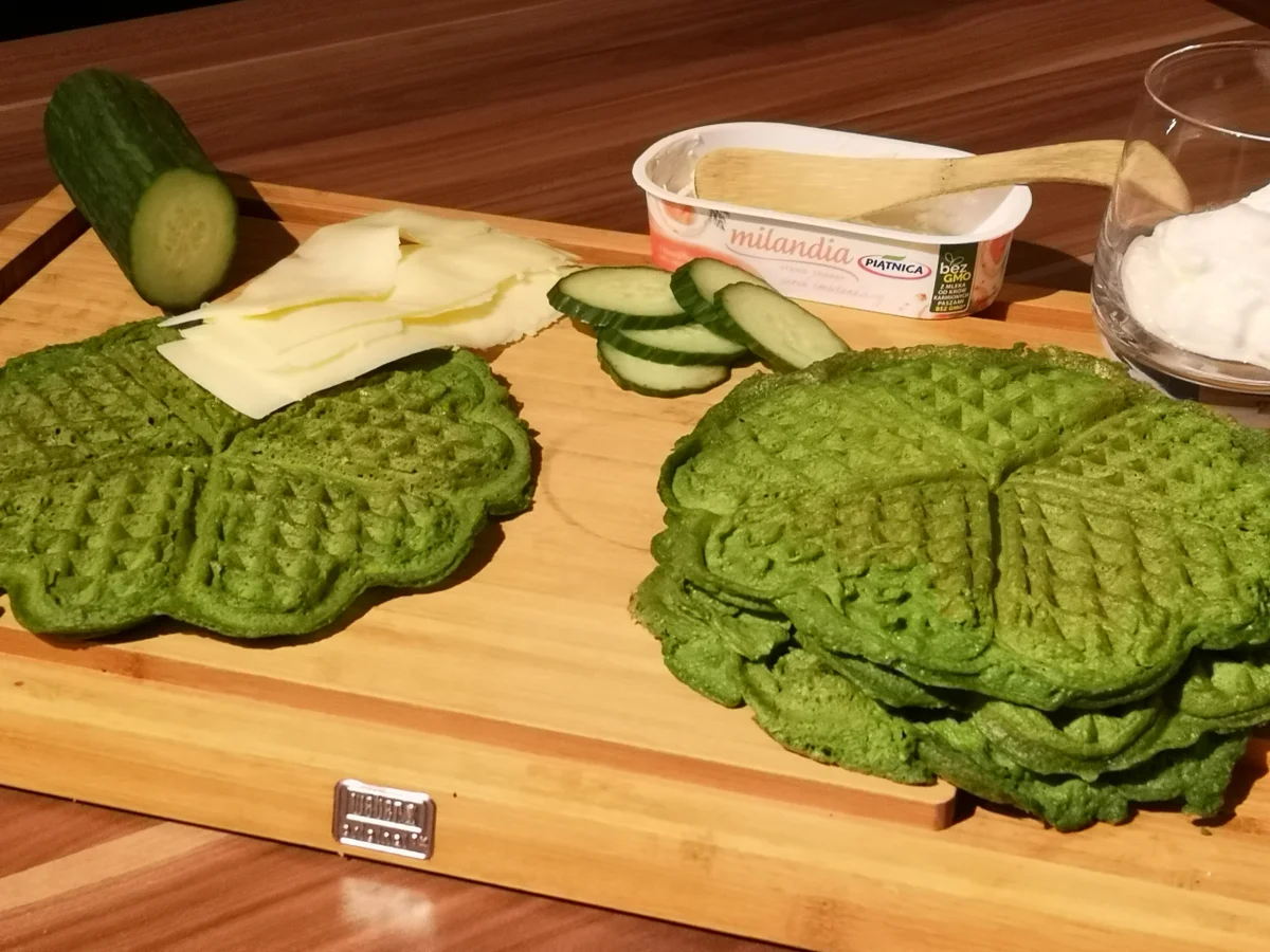 BiNe` S SPINATWAFFELN MIT PARMESAN - Rezept - Bild Nr. 7758