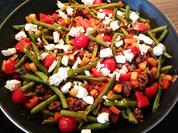 Gemüsepfanne mit Hackfleisch und Feta - Rezept - Bild Nr. 7756