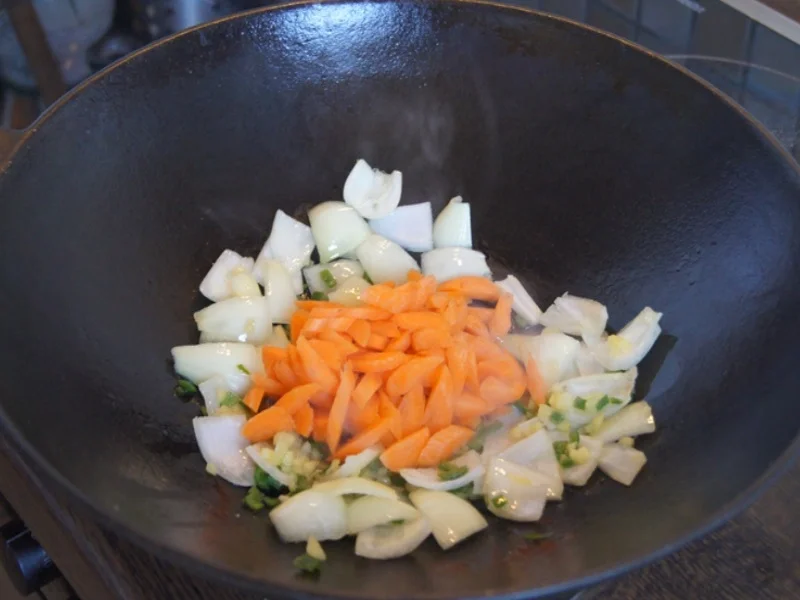 Gebratener Gemüse-Eier-Reis - Rezept - Bild Nr. 7763