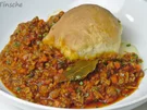 Hähnchen-Bolognese mit Mozzarella-Dampfnudeln - Rezept - Bild Nr. 7776