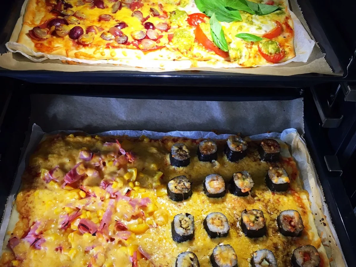 Rezept: Pizza Quattro Stagione mal anders Bild Nr. 7756 Pizza Quattro Stagione mal anders - Rezept - Bild Nr. 7756