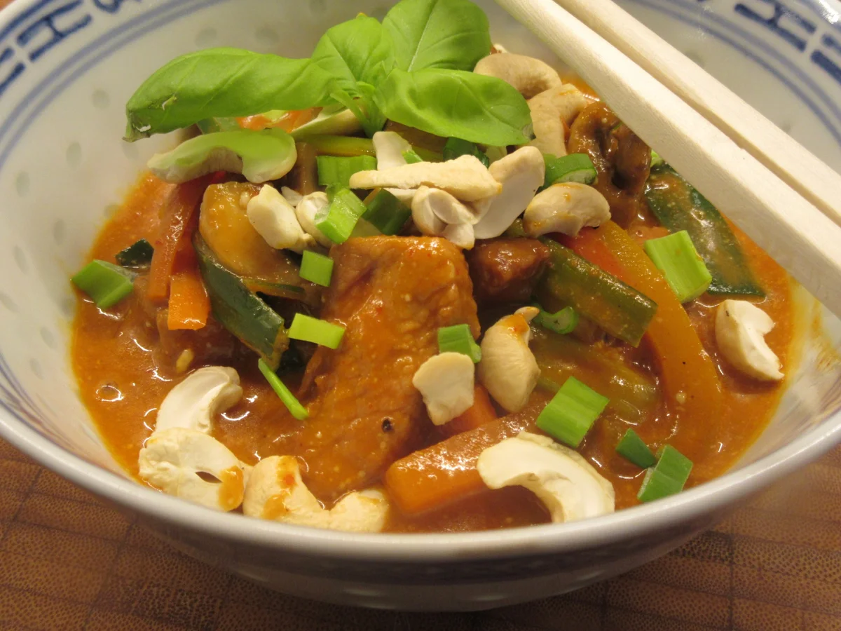 Fleisch: Rotes Thaicurry - etwas europäisch - Rezept - Bild Nr. 7756