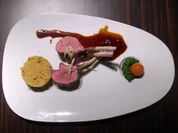 Lammkarree an Korianderpüree und Gemüsecouscous - Rezept