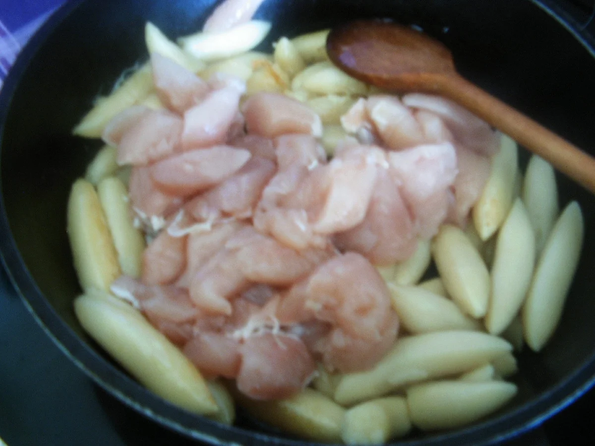 Schupfnudel -Champignons-Hähnchenpfanne - Rezept - Bild Nr. 7786