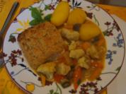 Schlemmerfilet mit Gemüsecurry und Kartoffeln - Rezept - Bild Nr. 2
