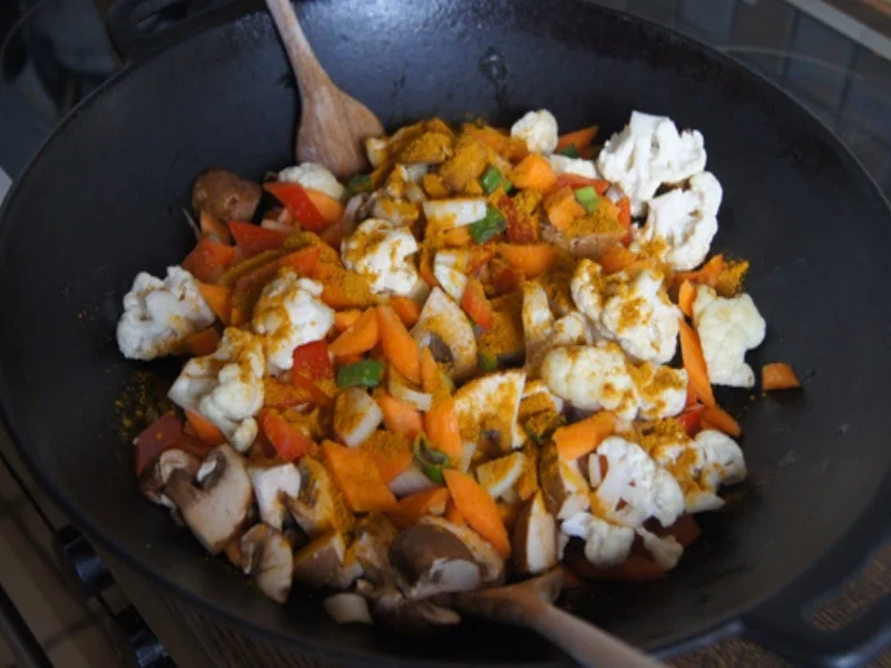 Rezept: Schlemmerfilet mit Gemüsecurry und Kartoffeln Bild Nr. 12 Schlemmerfilet mit Gemüsecurry und Kartoffeln - Rezept - Bild Nr. 12