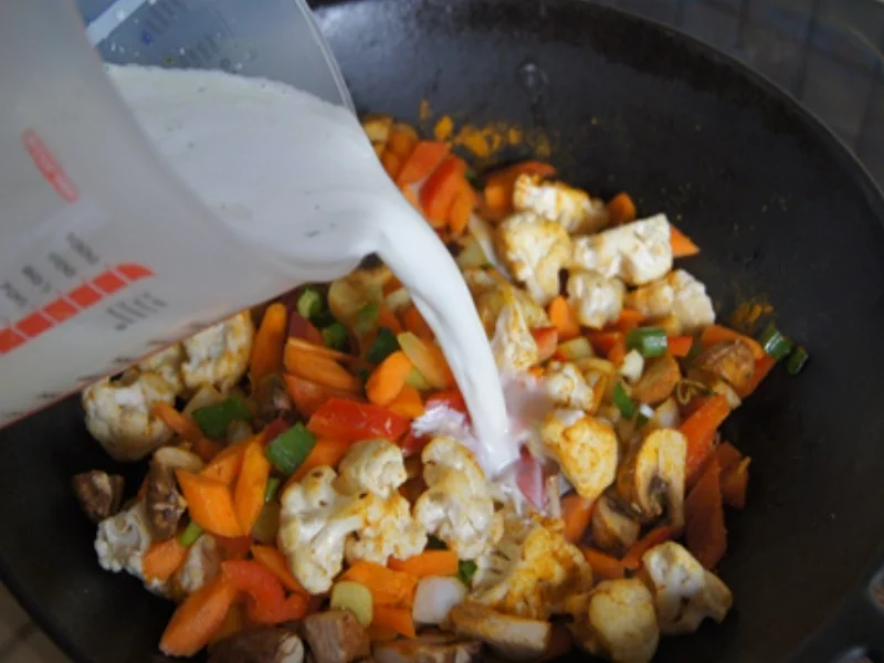 Rezept: Schlemmerfilet mit Gemüsecurry und Kartoffeln Bild Nr. 13 Schlemmerfilet mit Gemüsecurry und Kartoffeln - Rezept - Bild Nr. 13