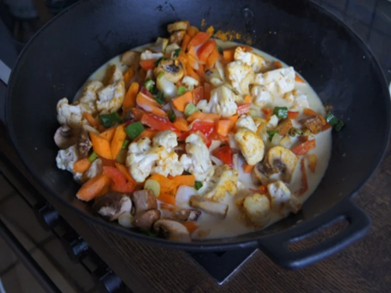 Rezept: Schlemmerfilet mit Gemüsecurry und Kartoffeln Bild Nr. 14 Schlemmerfilet mit Gemüsecurry und Kartoffeln - Rezept - Bild Nr. 14