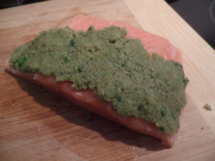 Lachsfilet mit Kräuterkruste - Rezept mit Bild - kochbar.de