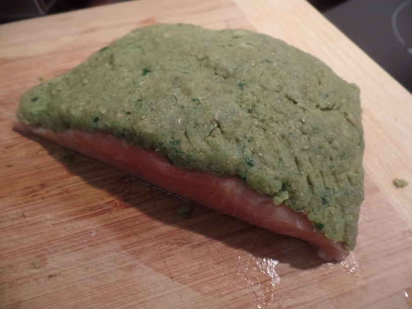 Lachsfilet mit Kräuterkruste - Rezept mit Bild - kochbar.de