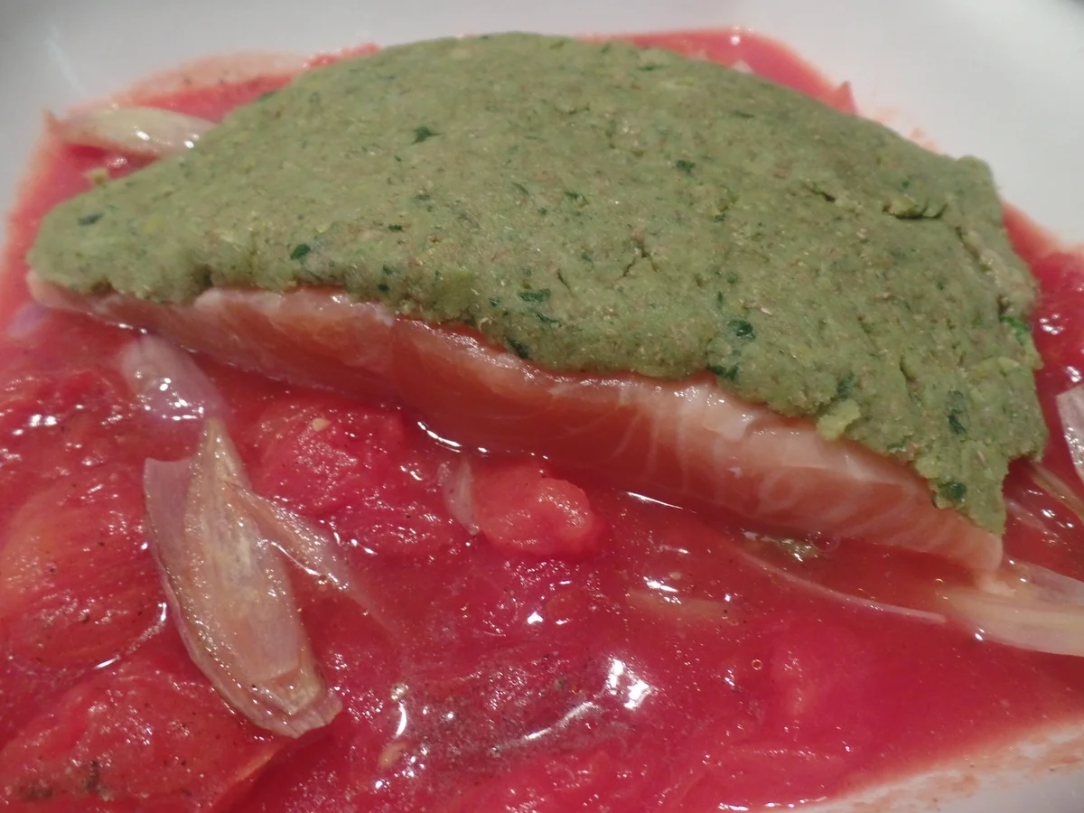 Lachsfilet mit Kräuterkruste - Rezept - Bild Nr. 7793