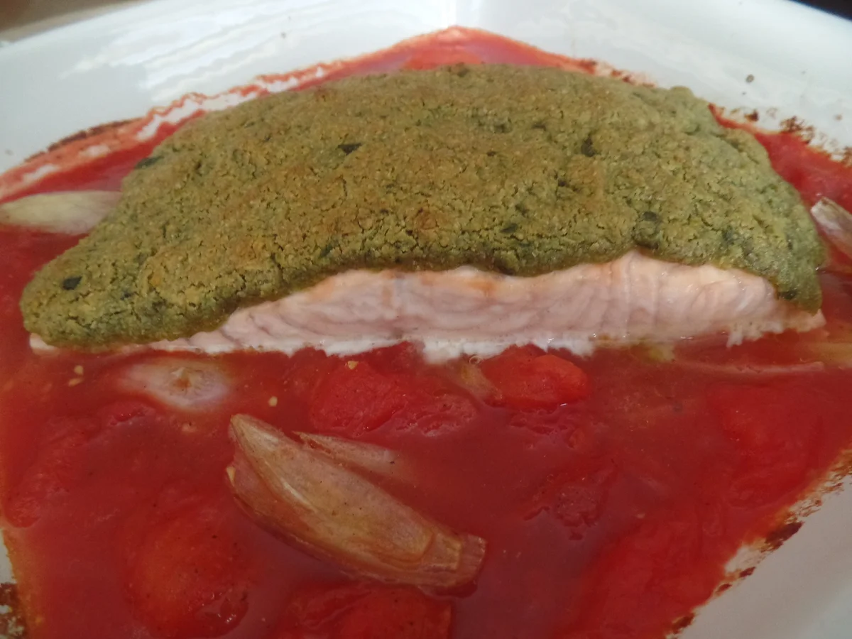 Lachsfilet mit Kräuterkruste - Rezept - Bild Nr. 7794