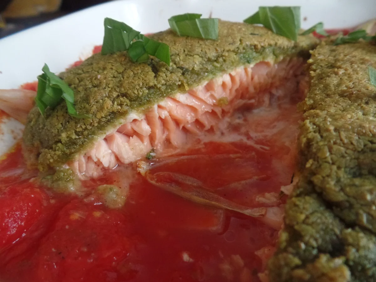 Lachsfilet mit Kräuterkruste - Rezept - Bild Nr. 7795