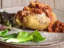 Ofenkartoffel Bolognese - Rezept - Bild Nr. 7787