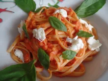 Bavette mit frischer Tomatensauce - Rezept - Bild Nr. 7787