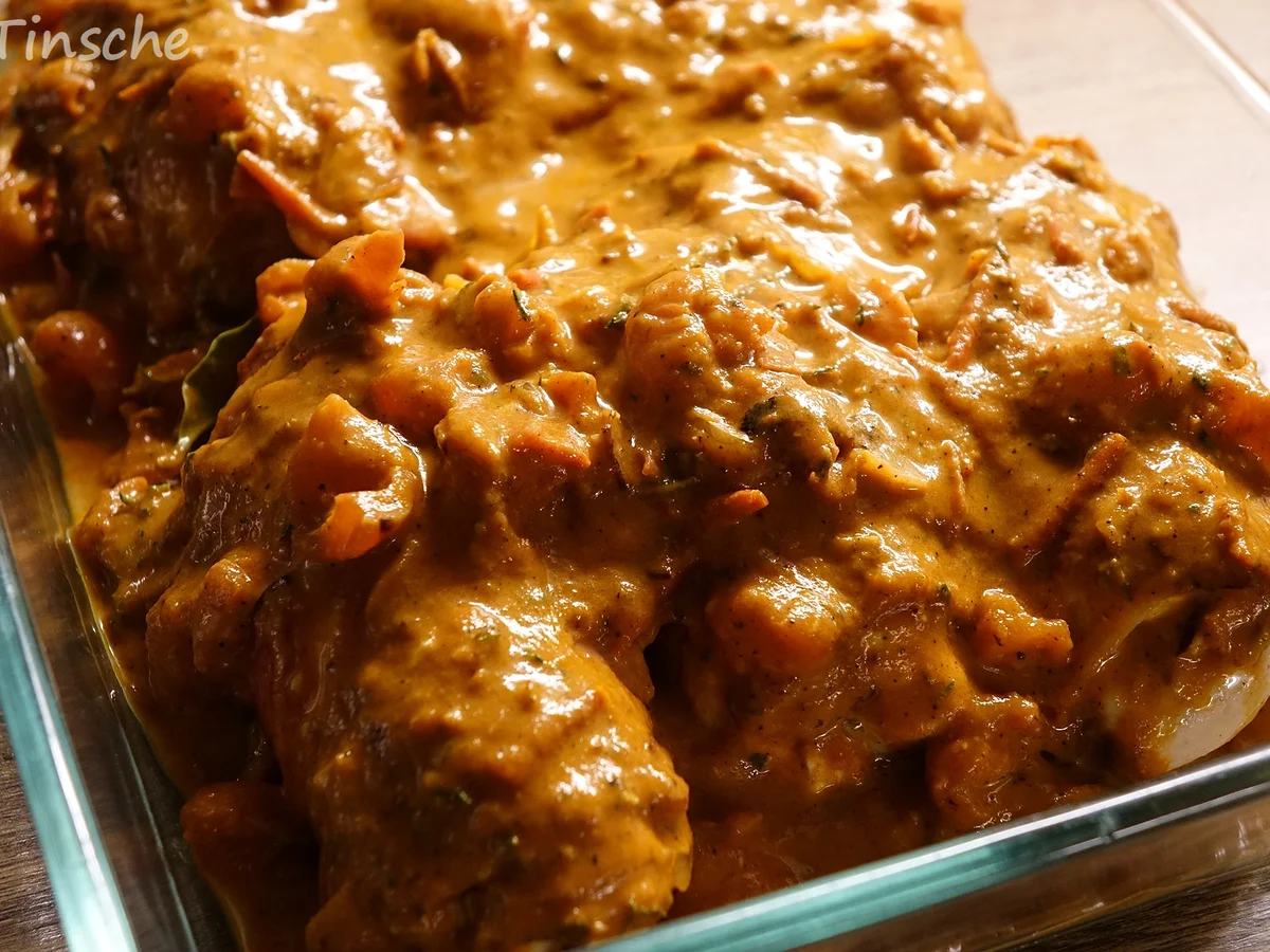 Hähnchenroulade mit Speck/Zwiebel/Käsefüllung - Rezept - Bild Nr. 7798